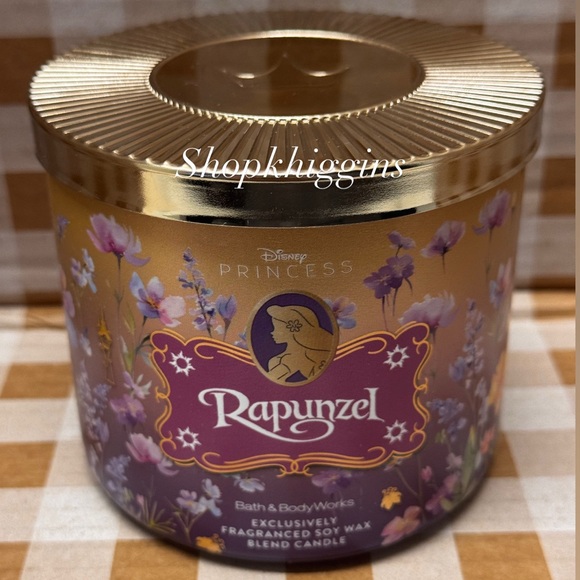 NEW B&BW Disney Princess Rapunzel 3 wick candle Limited Edition - Picture 2 of 4